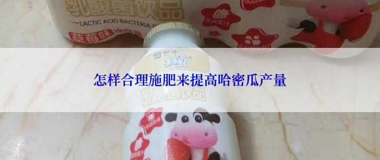 怎样合理施肥来提高哈密瓜产量