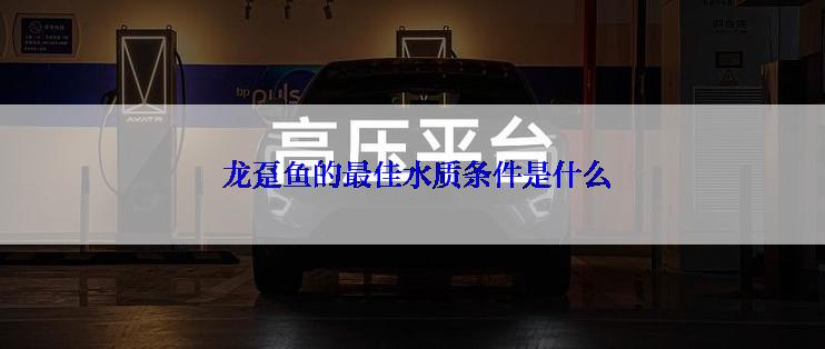  龙趸鱼的最佳水质条件是什么