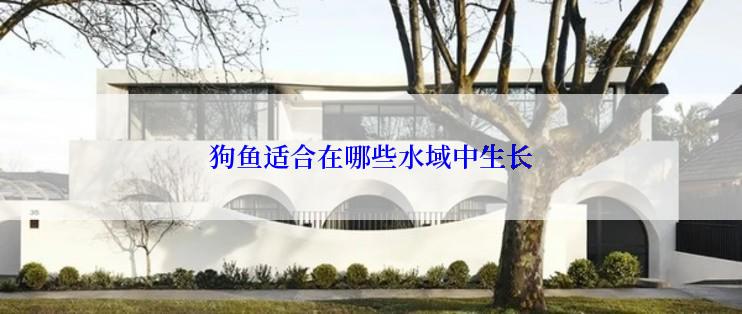 狗鱼适合在哪些水域中生长