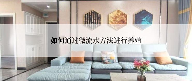 如何通过微流水方法进行养殖