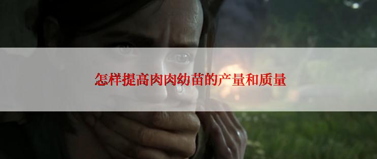  怎样提高肉肉幼苗的产量和质量