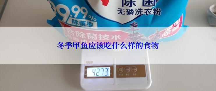 冬季甲鱼应该吃什么样的食物