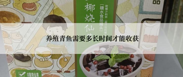  养殖青鱼需要多长时间才能收获