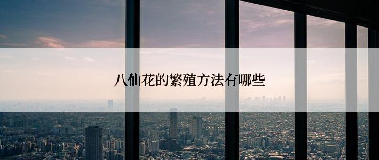 八仙花的繁殖方法有哪些