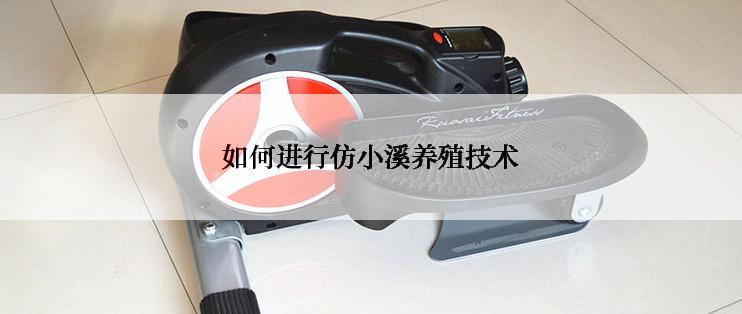 如何进行仿小溪养殖技术
