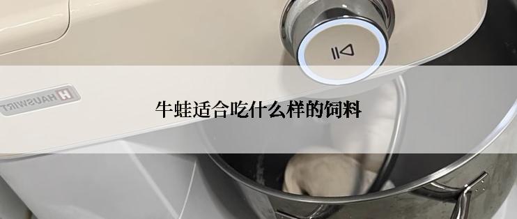 牛蛙适合吃什么样的饲料