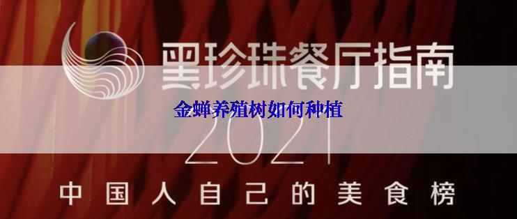 金蝉养殖树如何种植