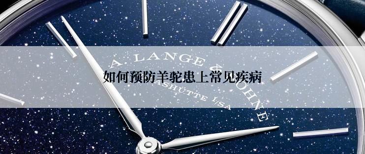 如何预防羊驼患上常见疾病