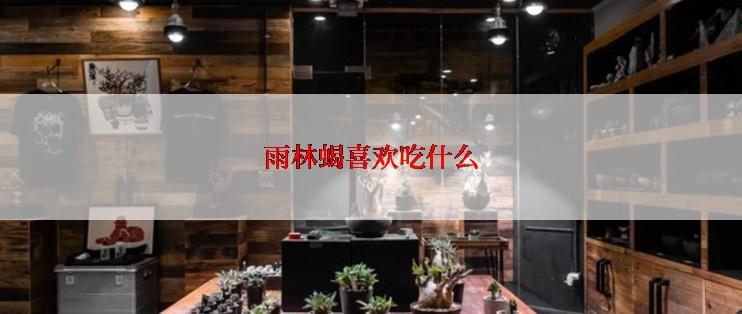 雨林蝎喜欢吃什么