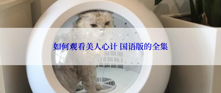 如何观看美人心计 国语版的全集