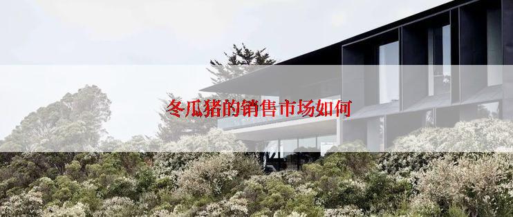  冬瓜猪的销售市场如何