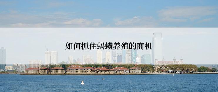 如何抓住蚂蟥养殖的商机