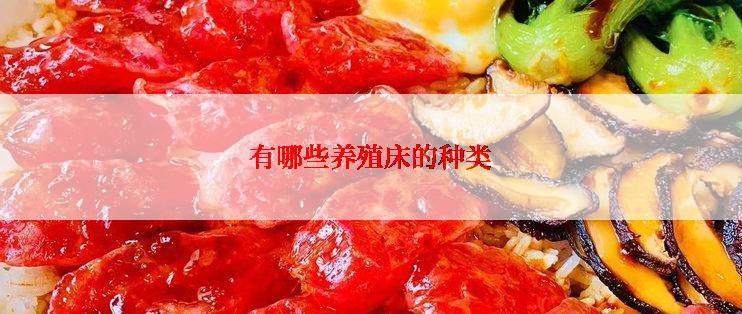 有哪些养殖床的种类