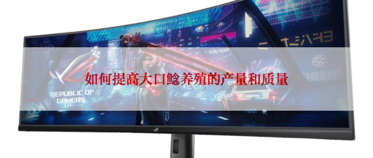 如何提高大口鲶养殖的产量和质量