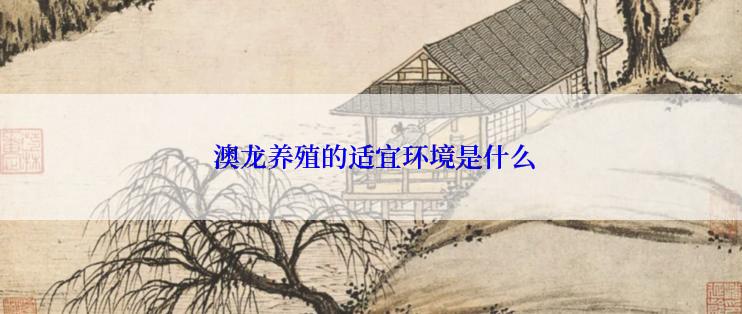 澳龙养殖的适宜环境是什么