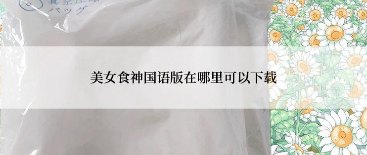 美女食神国语版在哪里可以下载