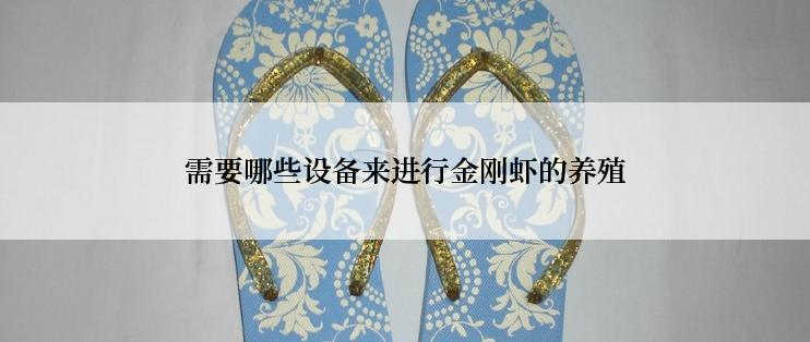 需要哪些设备来进行金刚虾的养殖
