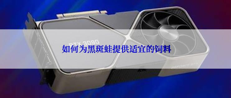  如何为黑斑蛙提供适宜的饲料