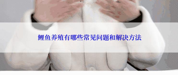  鲤鱼养殖有哪些常见问题和解决方法