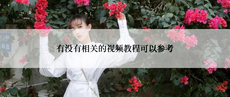 有没有相关的视频教程可以参考