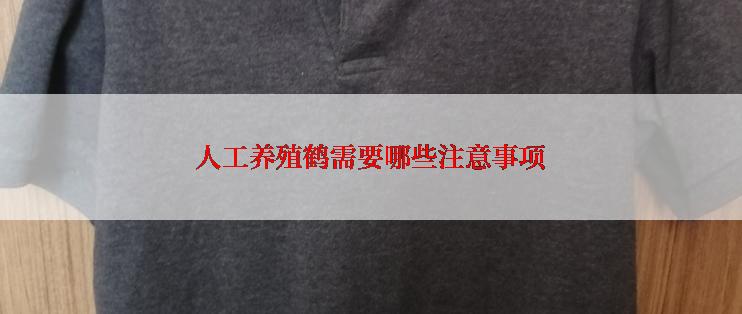 人工养殖鹤需要哪些注意事项