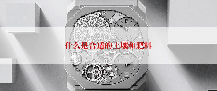 什么是合适的土壤和肥料