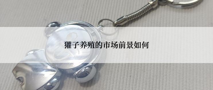 獾子养殖的市场前景如何