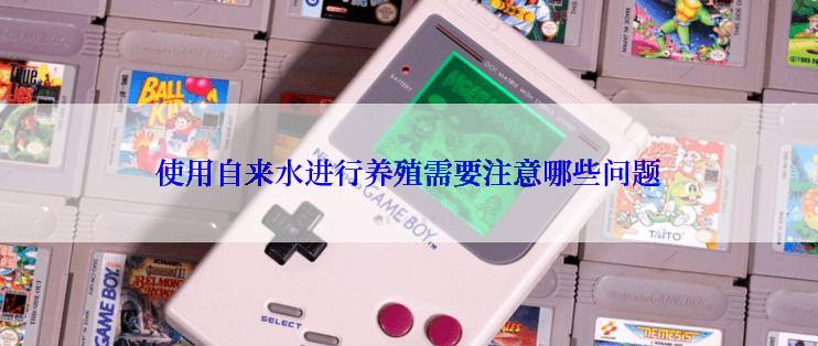 使用自来水进行养殖需要注意哪些问题