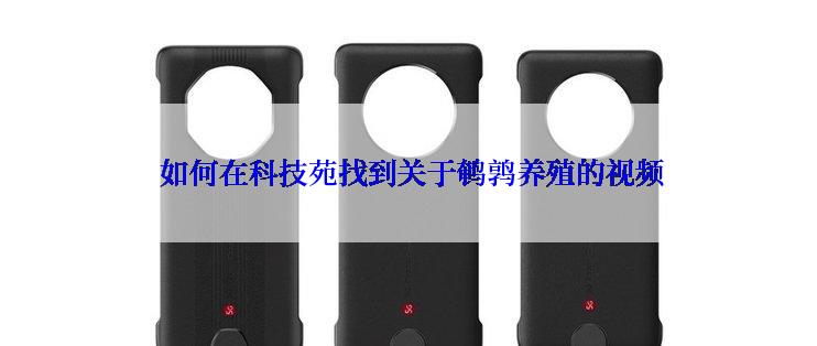  如何在科技苑找到关于鹌鹑养殖的视频