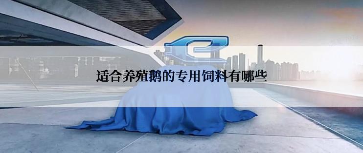 适合养殖鹅的专用饲料有哪些