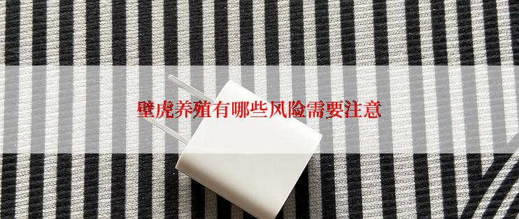 壁虎养殖有哪些风险需要注意