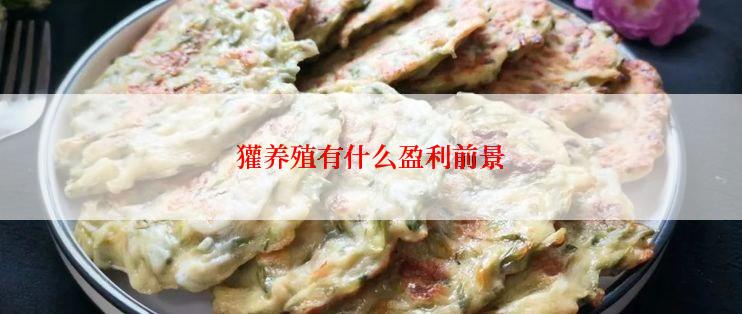 獾养殖有什么盈利前景