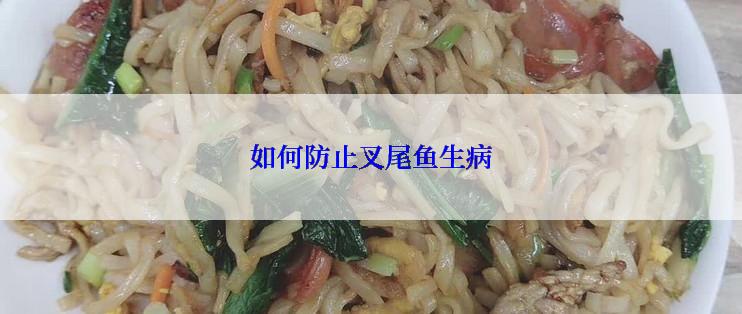 如何防止叉尾鱼生病