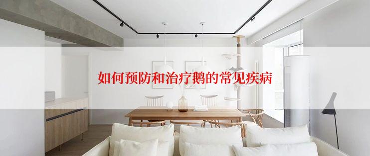 如何预防和治疗鹅的常见疾病