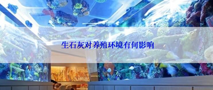  生石灰对养殖环境有何影响