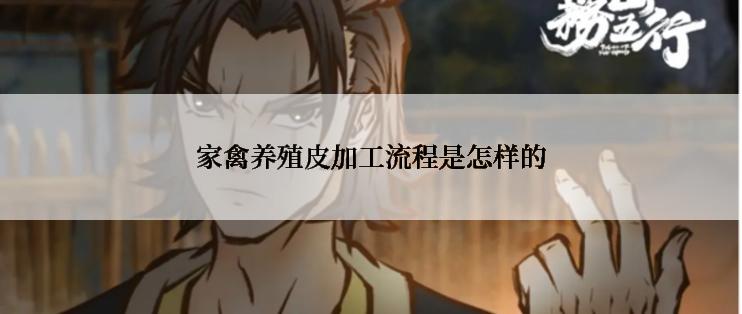 家禽养殖皮加工流程是怎样的