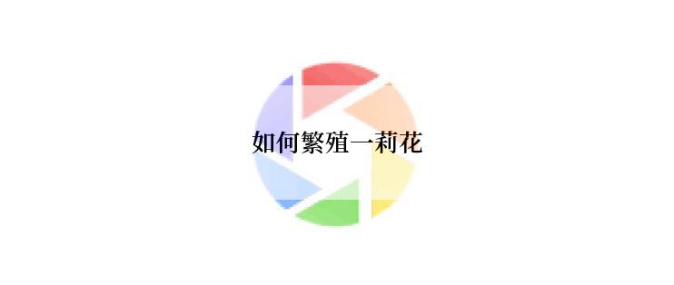 如何繁殖一莉花
