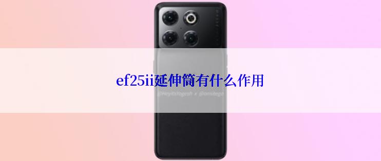 ef25ii延伸筒有什么作用