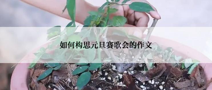 如何构思元旦赛歌会的作文