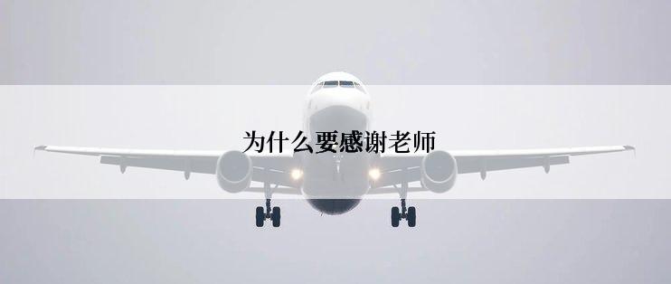  为什么要感谢老师