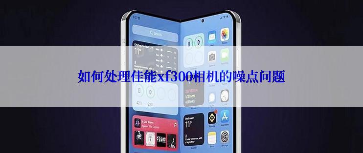 如何处理佳能xf300相机的噪点问题