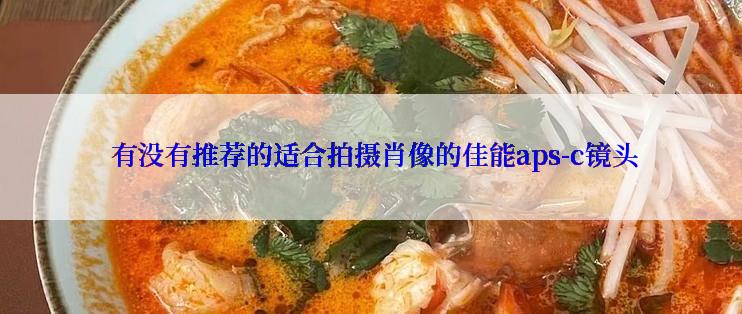  有没有推荐的适合拍摄肖像的佳能aps-c镜头