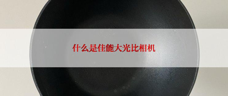 什么是佳能大光比相机