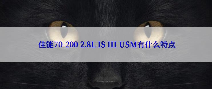  佳能70-200 2.8L IS III USM有什么特点