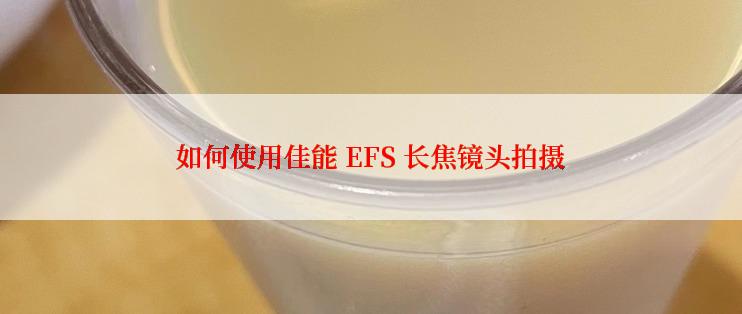 如何使用佳能 EFS 长焦镜头拍摄